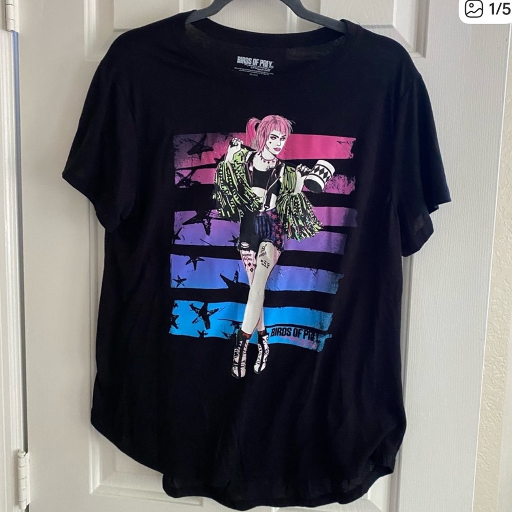 Birds of Prey Black Graphic Tee